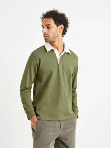 Celio Vemix Polo T-Shirt Grün #556607