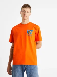 CELIO LCEFLO2 Herrenshirt, orange, größe