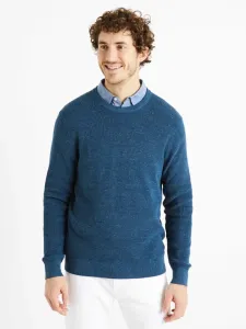 Celio Degrain Pullover Blau #1079007
