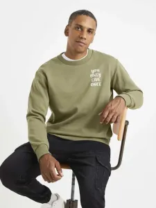 Celio Sweatshirt Grün