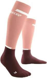 CEP WP201R Compression Tall Socks 4.0 Rose/Dark Red II Laufsocken