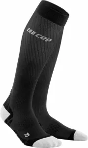 CEP WP20IY Compression Tall Socks Ultralight Black/Light Grey II Laufsocken