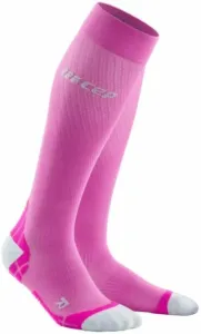 CEP WP20LY Compression Tall Socks Ultralight Electric Pink/Light Grey II