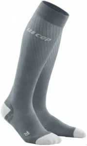 CEP WP30JY Compression Tall Socks Ultralight Grey-Light Grey III