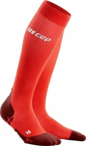 CEP WP30PY Compression Tall Socks Ultralight Lava/Dark Red V Laufsocken