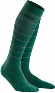 CEP WP50GZ Compression Tall Socks Reflective Green III Laufsocken