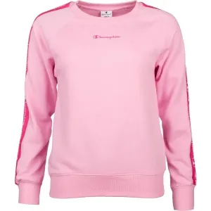 Champion CREWNECK SWEATSHIRT Damen Sweatshirt, rosa, veľkosť XS
