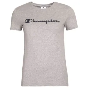 Champion CREWNECK T-SHIRT Damenshirt, grau, veľkosť S
