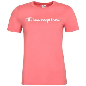 Champion CREWNECK T-SHIRT Damenshirt, rosa, veľkosť L #160710