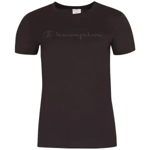 Champion CREWNECK T-SHIRT Damenshirt, schwarz, größe M #183377
