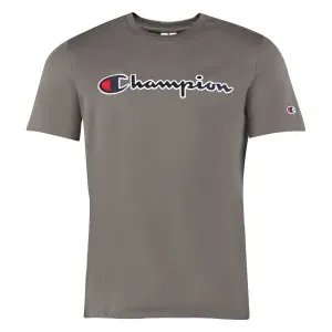 Champion CREWNECK T-SHIRT Herrenshirt, dunkelgrau, größe S