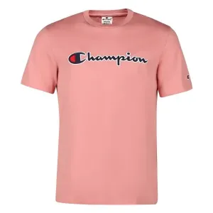 Champion CREWNECK T-SHIRT Herrenshirt, rosa, größe M #1152199