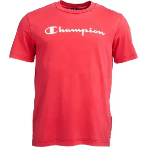 Champion OLD SCHOOL CREWNECK T-SHIRT Herrenshirt, rot, größe