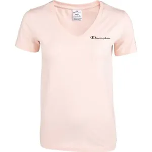 Champion V-NECK T-SHIRT Damenshirt, rosa, größe M