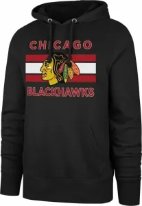 Chicago Blackhawks NHL Burnside Pullover Hoodie Jet Black S Eishockey Pullover und Hoodie