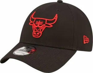 Chicago Bulls Kappe 9Forty NBA Neon Outline Black/Red UNI