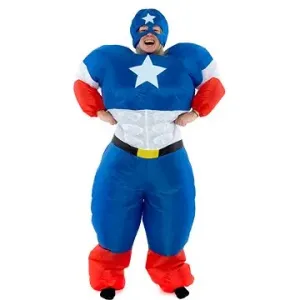 Aufblasbares Kostüm für Erwachsene - Captain America