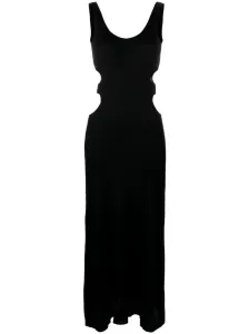 CHLOÉ - Linen Blend Silk Long Dress #1065673