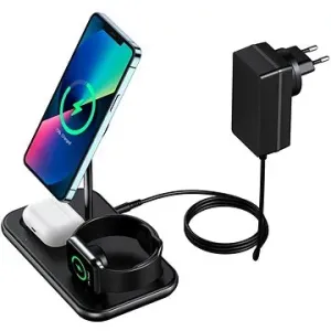 ChoeTech MFM certified 3 in 1 Magnetic Wireless Charger for iPhone 12, 13 series and Apple watch