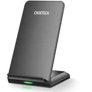 ChoeTech 15W 2 Coils Super Fast Wireless Charging Stand Black