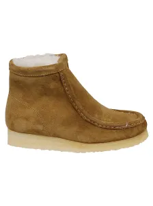 CLARKS - Wallabee Hi Suede Leather Boots #1472737