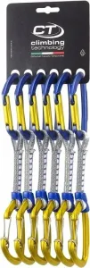 Climbing Technology Berry Set DY Dyneema Quickdraw Solid Straight/Wire Straight Blue/Gold 12.0 Karabiner
