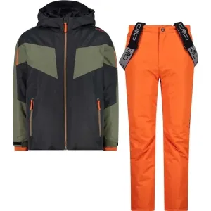 CMP KID SET JACKET AND PANT Jungen Skikombination, orange, größe #1440762
