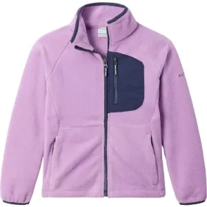Columbia FAST TREK III FLEECE FULL ZIP Sweatshirt aus Fleece für Kinder, rosa, veľkosť XS