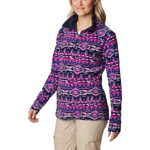Columbia GLACIAL IV 1/2 ZIP Damen Sweatshirt, violett, veľkosť XS