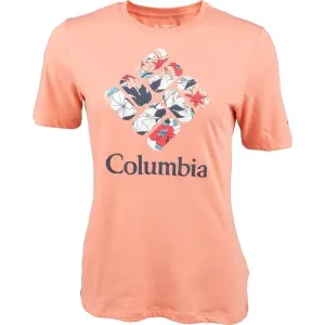 Columbia BLUEBIRD DAY RELAXED CREW NECK Damenshirt, lachsfarben, größe #1146482