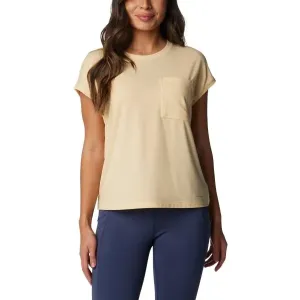 Columbia BOUNDLESS TREK SHORT SLEEVE TEE Damen T-Shirt, gelb, größe #1579434