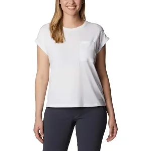 Columbia BOUNDLESS TREK SHORT SLEEVE TEE Damen T-Shirt, weiß, größe