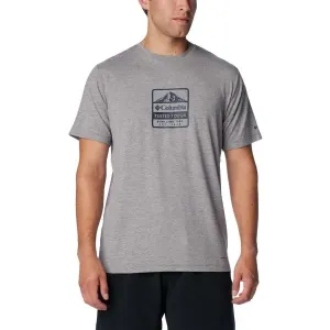 Columbia KWICK HIKE GRAPHIC SS TEE Herren T-Shirt, grau, größe #1574016