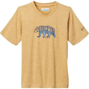 Columbia MOUNT ECHO™ SHORT SLEEVE GRAPHIC SHIRT T-Shirt für Kinder, gelb, größe