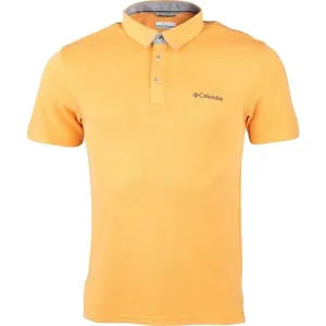 Columbia NELSON POINT POLO Herren Poloshirt, orange, größe