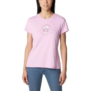 Columbia SLOAN RIDGE™ GRAPHIC SS TEE Damen T-Shirt, rosa, größe