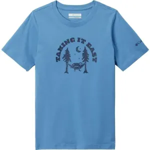 Columbia VALLEY CREED SHORT SLEEVE GRAPHIC SHIRT Kindershirt, blau, größe