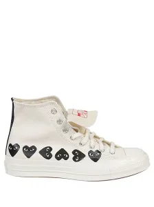 COMME DES GARCONS - Multi Heart Sneakers #1502380