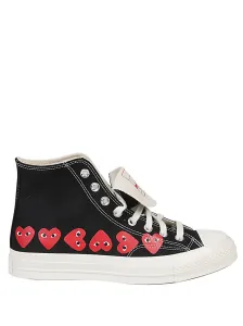 COMME DES GARCONS - Multi Heart Sneakers #1502655