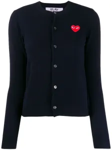 COMME DES GARCONS PLAY - Logo Wool Cardigan #1452941