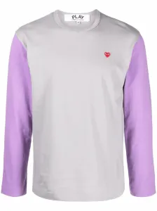 COMME DES GARCONS PLAY - Long Sleeve Small Heart Logo T-shirt #998737