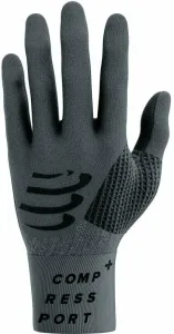 Compressport 3D Thermo Gloves Asphalte/Black L/XL Laufhandschuhe