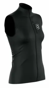Compressport Hurricane Windproof Vest W Black XS Laufjacke #1347728