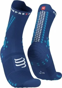 Compressport Pro Racing Socks v4.0 Trail Sodalite/Fluo Blue T2 Laufsocken