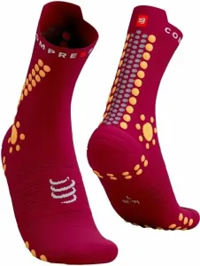 Compressport Pro Racing Socks v4.0 Trail Persian Red/Blazing Orange T4