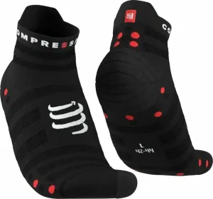 Compressport Pro Racing Socks v4.0 Ultralight Run Low Black/Red T3