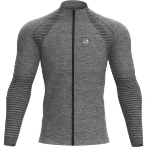Compressport SEAMLESS ZIP SWEATSHIRT Sweatshirt, grau, größe #185495