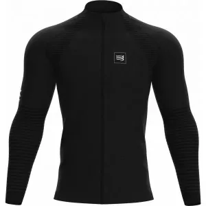 Compressport SEAMLESS ZIP SWEATSHIRT Sweatshirt, schwarz, größe