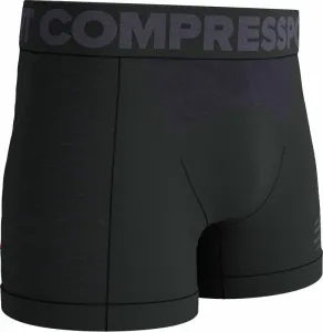 Compressport SEAMLESS BOXER Herren Unterhose, schwarz, größe