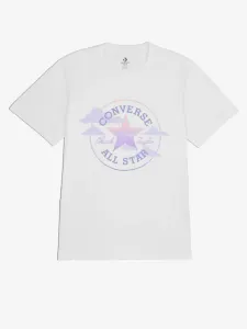 Weiße T-Shirts Converse